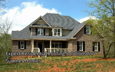 Expert Residential Roofing Solutions for Sumner Homes