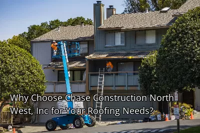 Why Choose Chase Construction North West, Inc for Your Roofing Needs?