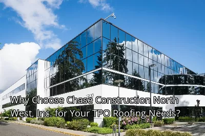 Why Choose Chase Construction North West, Inc. for Your TPO Roofing Needs?