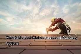 Affordable Roof Maintenance and Warranty Options