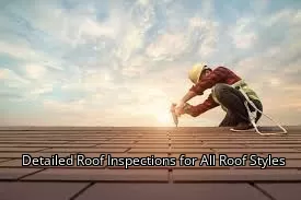 Detailed Roof Inspections for All Roof Styles