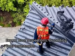 Expert Roof Inspections: Protecting Your Investment