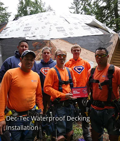 Dec-Tec Waterproof Decking Installation