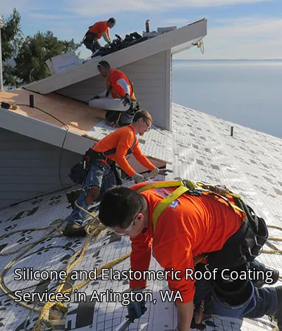 Silicone and Elastomeric Roof Coating Services in Arlington, WA